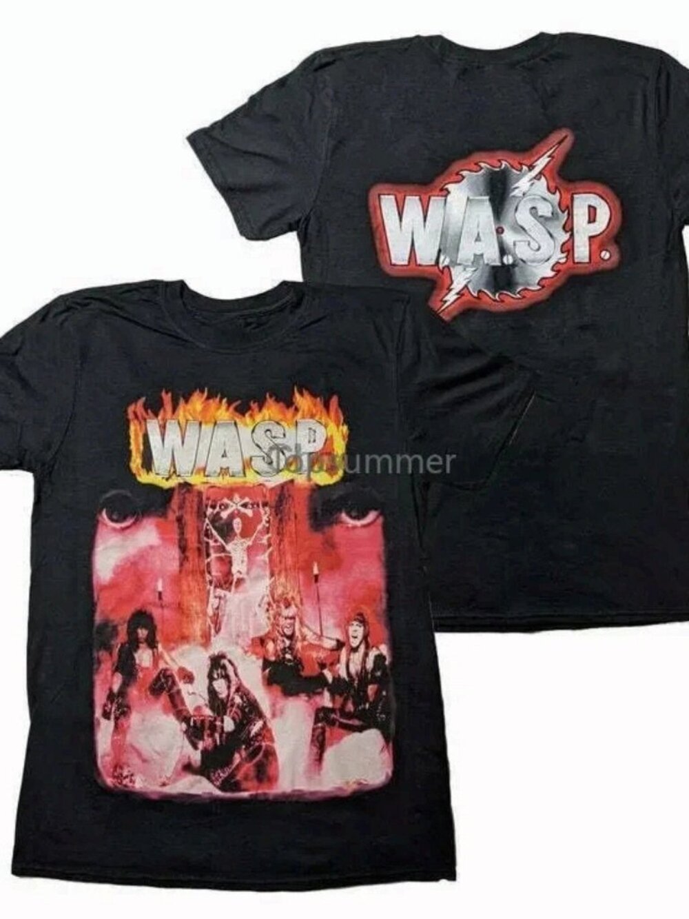 2 Sides Vintage The First Of Wasp Shirt Short Sleeve Black